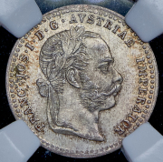 10 крейцеров 1872 (Австрия) (в слабе)