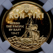 100 тал 1988 "Кон-Тики" (Самоа) (в слабе)