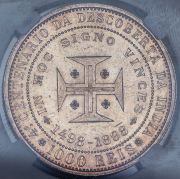 1000 реалов 1898 "400 лет Открытию Индии" (Португалия) (в слабе)