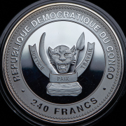 240 франков 2014 "Год лошади. Lucky" (Конго)