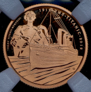 25 фунтов 2012 "100 лет крушению Титаника" (Олдерни) (в слабе)