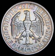 3 марки 1928 "1000 лет Динкельсбюлю" (Германия) D
