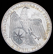 3 марки 1929 "Объединение Вальдека и Пруссии" (Германия)