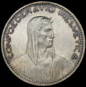 5 франков 1923 (Швейцария) (в слабе) B