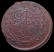 5 копеек 1768 ЕМ