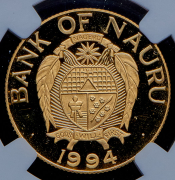 50 долларов 1994 "Кайзер Вильгельм II" (Науру) (в слабе)