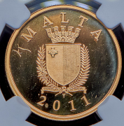 50 евро 2011 "Финикийцы на Мальте" (Мальта) (в слабе)