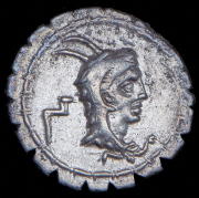 Денарий. Луций Папий. Рим республика