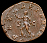 Сестерций. Гордиан III. Рим империя