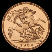 1/2 соверена 1982 (Великобритания)
