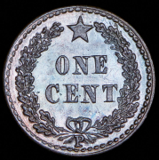 1 цент 1888  Пробная (Либерия) (в слабе)