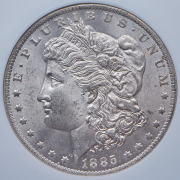 1 доллар 1885 (США) (в слабе) O