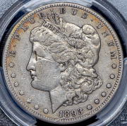 1 доллар 1893 (США) (в слабе) CC