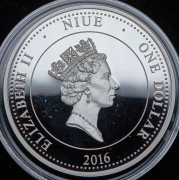 1 доллар 2016 (Ниуэ)