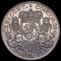 1 дукатон 1745 (Утрехт)