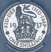 1 шиллинг 1937 (Великобритания) (в слабе)