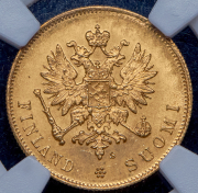 10 марок 1913 (Финляндия) (в слабе) S