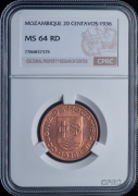 20 центаво 1936 (Мозамбик) (в слабе)
