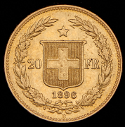20 франков 1896 (Швейцария) B