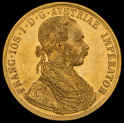 4 дуката 1915. Рестрайк (Австрия)