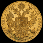 4 дуката 1915. Рестрайк (Австрия)