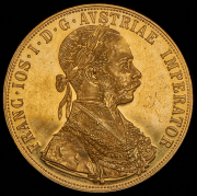 4 дуката 1915. Рестрайк (Австрия)