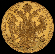 4 дуката 1915. Рестрайк (Австрия)