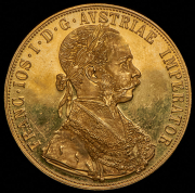 4 дуката 1915  Рестрайк (Австрия)