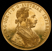 4 дуката 1915. Рестрайк (Австрия)