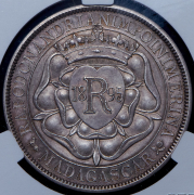 5 франков 1895 (Мадагаскар) (в слабе) (тираж 25 экз.)