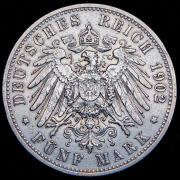 5 марок 1902 (Пруссия) А
