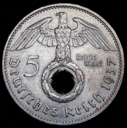 5 марок 1937 (Германия) А
