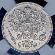 50 пенни 1916 (Финляндия) (в слабе) S