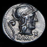 Денарий. Гней Сервилий. Рим республика