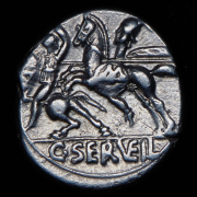 Денарий. Гней Сервилий. Рим республика