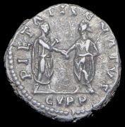 Денарий. Коммод. Рим империя