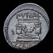 Денарий. Луций Скрибоний Либон. Рим республика