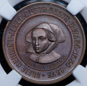 Медаль "100-летие Йеверского стрелкового клуба" 1886 (в слабе)