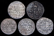 Набор из 5 сер. монет Трояк (Сигизмунд III)