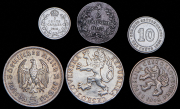 Набор из 6 монет 1867-1948 (страны мира)