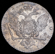 Рубль 1764 СПБ-ТI-ЯI