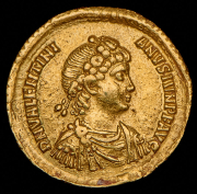 Солид. Валентиниан II. Рим империя