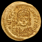 Солид. Юстин II. Византия