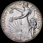 1/2 доллара 1915 "Панамо-Тихоокеанская международная выставка" (США)