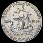 1/2 доллара 1924 "300 лет основания Новой Голландии" (США)
