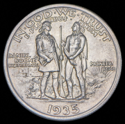 1/2 доллара 1935 "200 лет со дня рождения Даниэля Буна" (США)