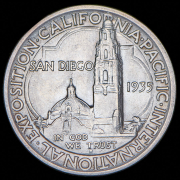 1/2 доллара 1935 "Калифорнийская Тихоокеанская международная выставка в Сан-Диего" (США)