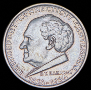 1/2 доллара 1936 "100 лет городу Бриджпорт" (США)