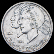 1/2 доллара 1936 "100 лет штату Арканзас" (США) S