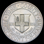 1/2 доллара 1936 "300 лет округу Йорк штата Мэн" (США)